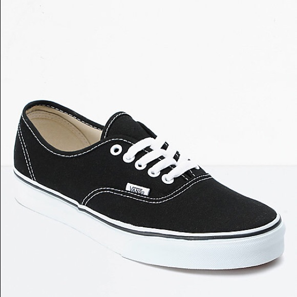 black lace up vans
